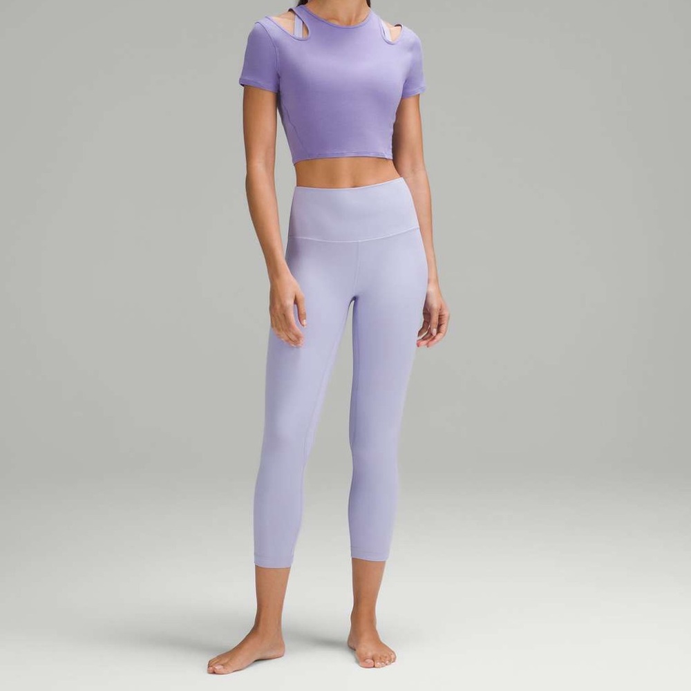 Lululemon Align High-Rise Crop 23"- Lilac Smoke